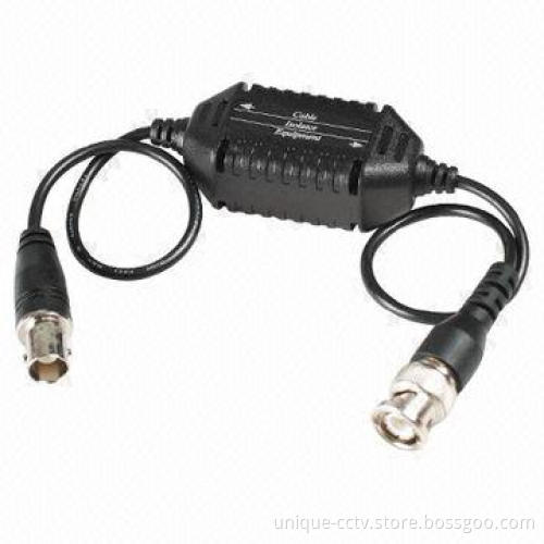 Video Ground Loop Isolator with BNC Male to BNC Female